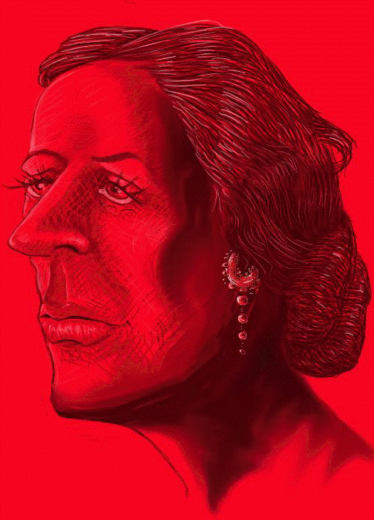 red woman